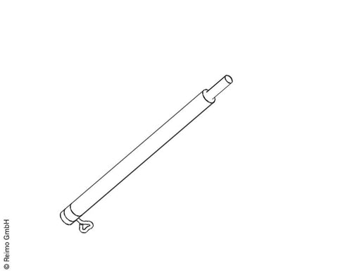 Tubo di prolunga in alluminio 0,5m 2S