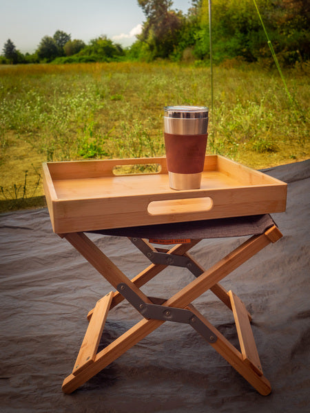 Plateau de table en bambou HOLIDAY TRAVEL 43x32cm