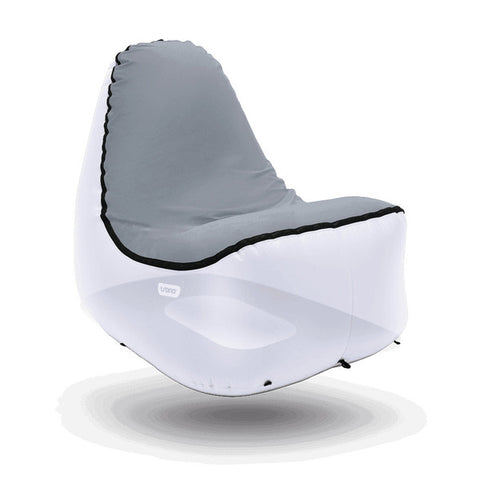 Fauteuil gonflable TRONO - housse de rechange grise
