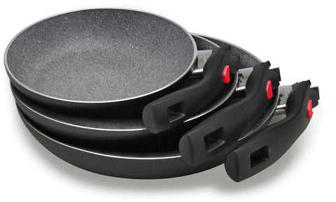 Poêle Granitium Click+Cook, Ø24cm, poignées rabattables