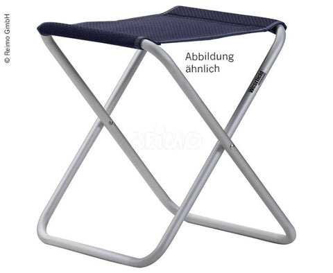 Tabouret de camping XL, bleu pétrole