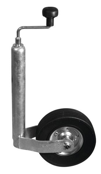 Roue de support, jante tôle d'acier, 200x50, 48mm, pneus caoutchouc plein