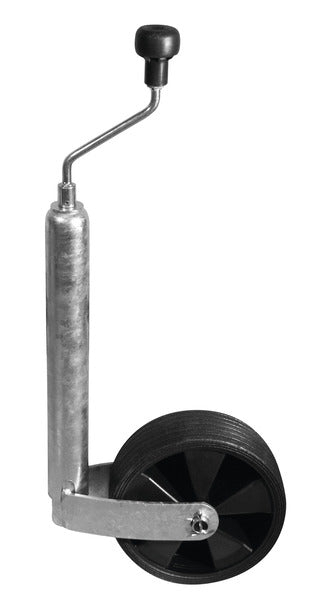 Roue de support, jante en plastique, 215x70, 48 mm, pneus en caoutchouc souple
