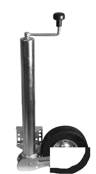 Roue de support automatique, jante tôle acier, 225x70, 60mm, pneus caoutchouc plein