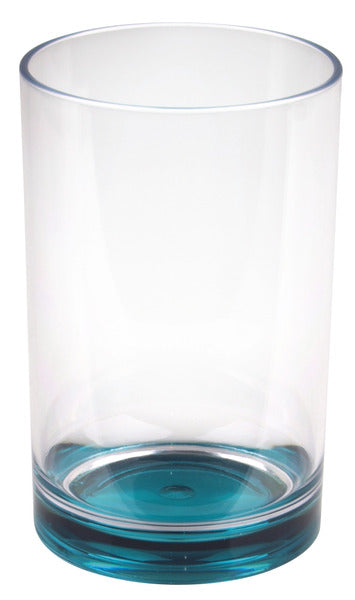 Verres en plastique Camp4 avec fond coloré - Citron vert + Pétrole