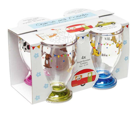 Bicchieri di plastica Camp4 per bambini "Charlie & Friends"