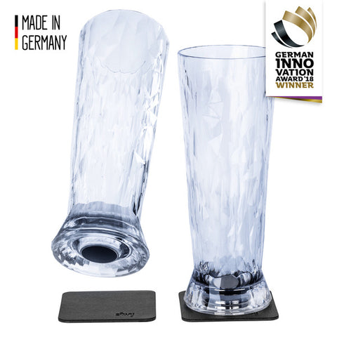 Bicchieri magnetici in plastica BIRRA 0,5 l - set da 2