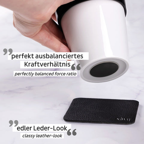 Tazza da asporto in porcellana