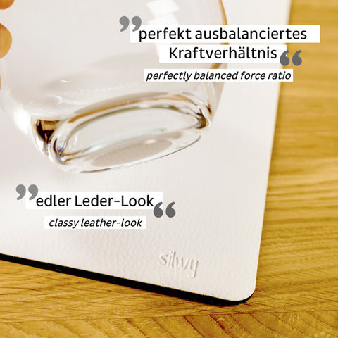 Tapis en gel nano métallique - Blanc