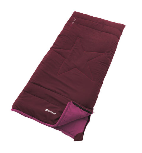 Sacco a pelo a coperta CHAMP Kids, rosso intenso 150x70cm