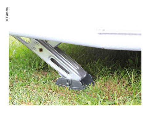 Plaques de transport Pro 4 pièces capacité de charge 650 kg/pièce gris