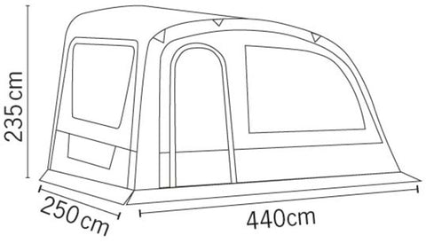 ADRIA ACTION AIR 391 - pare-soleil gonflable