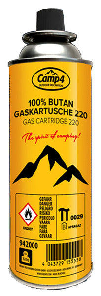 cartouche à valve 220 g - cartouche à gaz CRV
