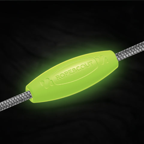 Lot de 8 clips marqueurs Ropescout, luminescents