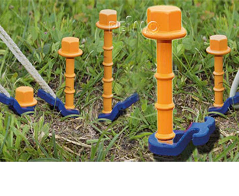 Lot de 12 chevilles à vis Peggy Peg normales