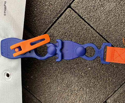 Connecteur en U Peggy Peg 4 pièces, connexion avec piquet crocodile