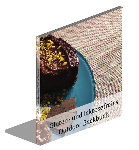 Livre de pâtisserie d'extérieur sans gluten et sans lactose, 18 x 20 cm