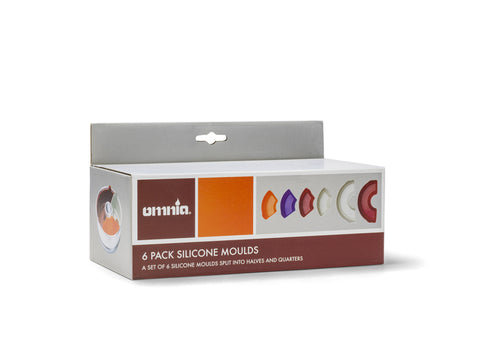 Moules en silicone OMNIA - Lot de 6 pièces
