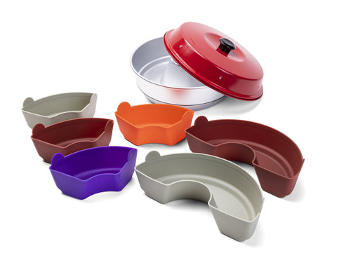 Moules en silicone OMNIA - Lot de 6 pièces