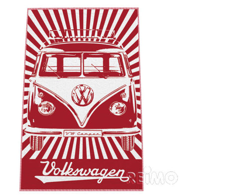 VWColl.Serviette de plage rouge