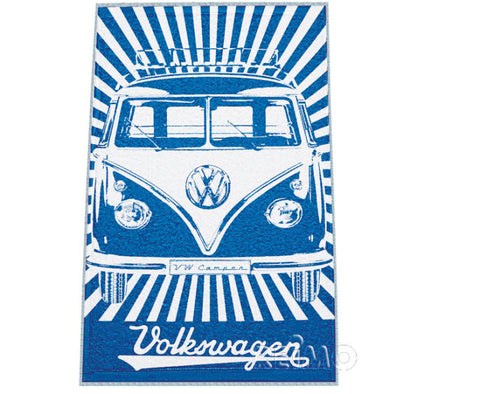 VWColl.Serviette de plage bleue