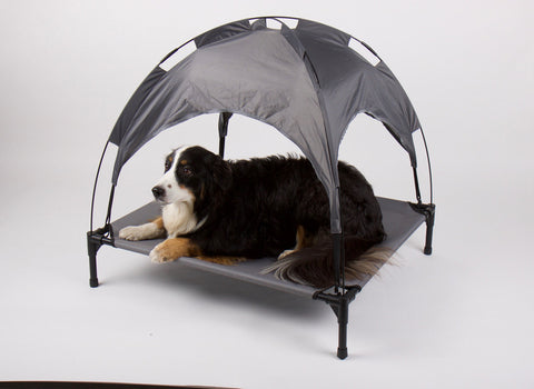 Lit pour chien Camp4 avec toit ouvrant 88x78x18cm