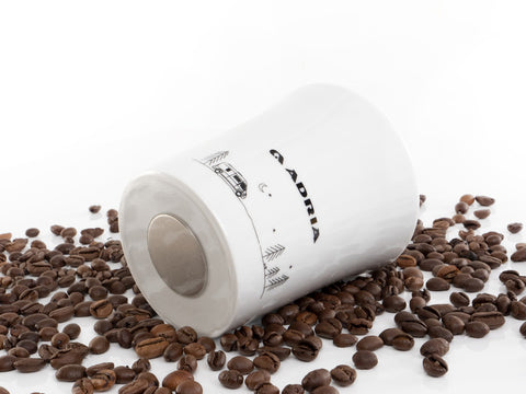 Tasses à anse magnétique en porcelaine ADRIA "VAN"
