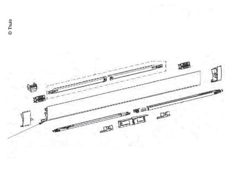 Pannello frontale 5200 3,0 m bianco