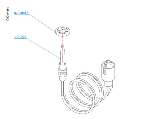 thermocouple L=220mm