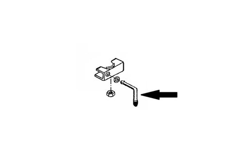 bascule pour roue de support