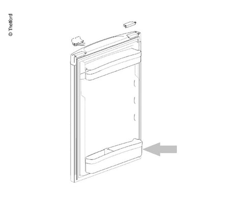 Compartiment de porte Thetford ci-dessous