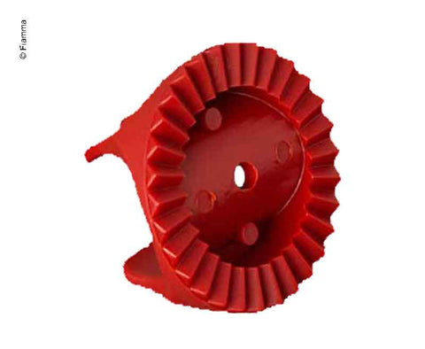 disque denté rouge