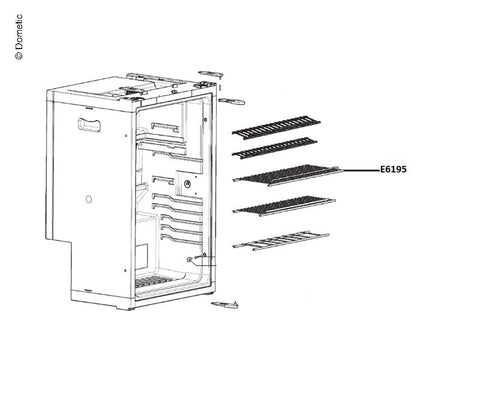 grille supérieure 426x165mm
