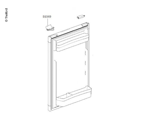 serrure de porte noire