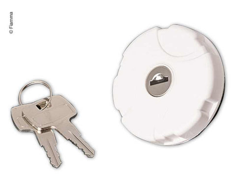 Bouchon d'eau verrouillable blanc