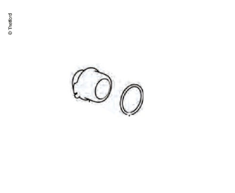 Bouton-poussoir SD3 OV/F/W blanc