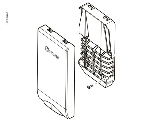 grille de cheminée avec couvercle