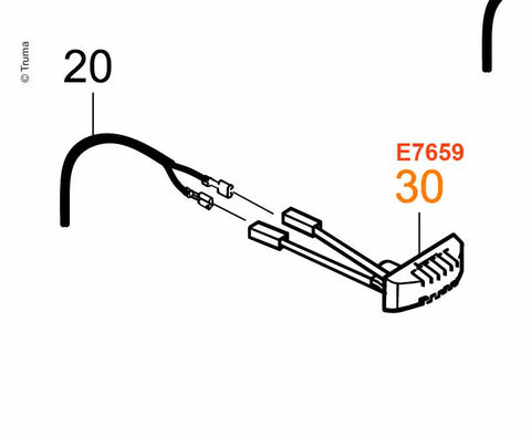Raumtemperaturfühler eckig
