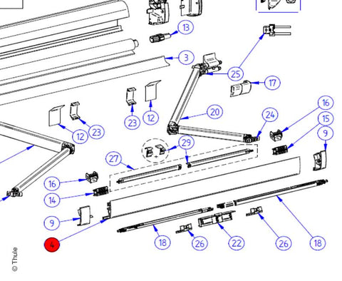 Pannello frontale 5200 3,0 m sil