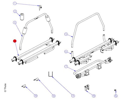 Piattaforma leggera per roulotte