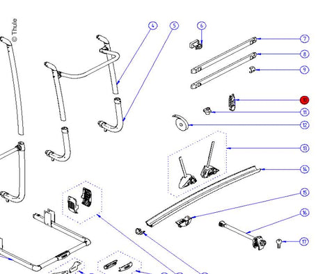 support de plate-forme 2 pièces