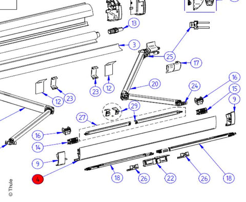 Pannello frontale 5200 3,5 m sil
