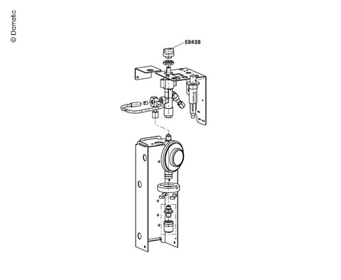 bouton régulateur de gaz