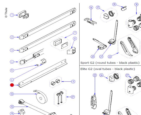 Rail de support d'angle Ducato