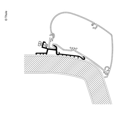 Adattatore Hymer SX serie 6 - 6,00 m