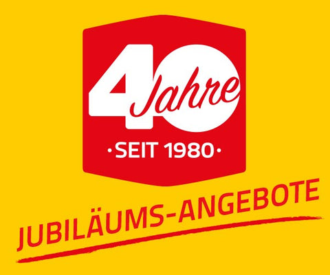 Jubiläumsangebote 40 Jahre