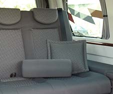 Campingbus Polster, Autostoffe