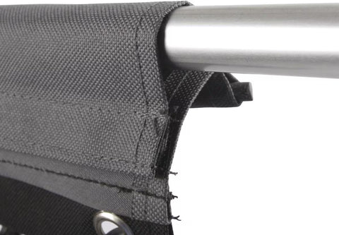 Barra appendiabiti con 8 ganci, profili e chiusura in velcro, lunghezza 58 cm