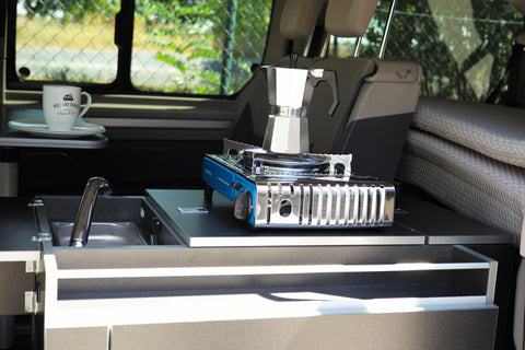 Modulo cucina VW T7 FreeVan con tecnologia inclusa