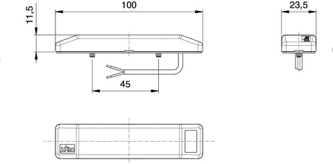 Luce di posizione a LED Jokon con riflettore